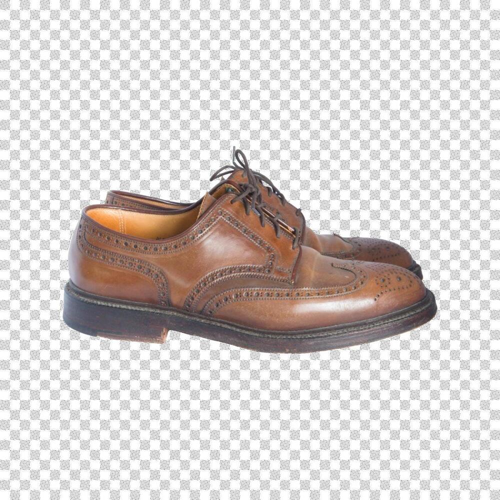Polo Ralph Lauren Men's Brown and Tan Oxford